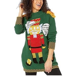 New Unisex Whoopi Mr. NUTCRACKER Christmas Sweater w/ POCKETS! available…